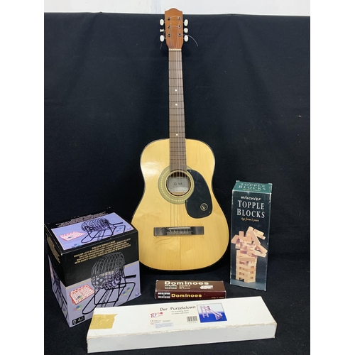 687 - Acoustic guitar and games