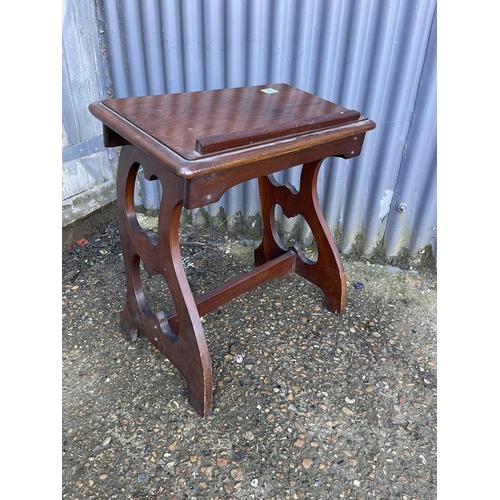 107 - A mahogany reading stand