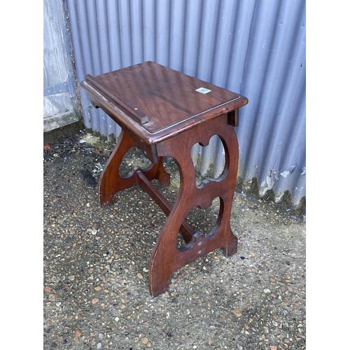 107 - A mahogany reading stand