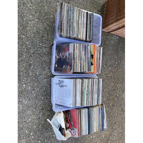 137 - Four crates of assorted records