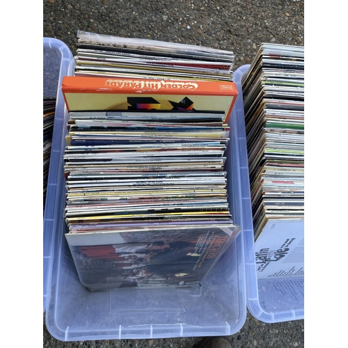 137 - Four crates of assorted records