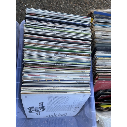 137 - Four crates of assorted records