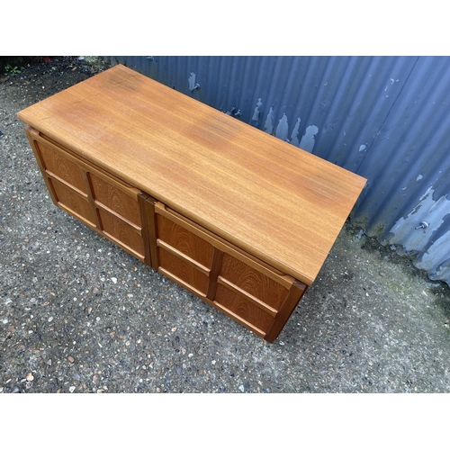 169 - A Nathan teak two door base unit