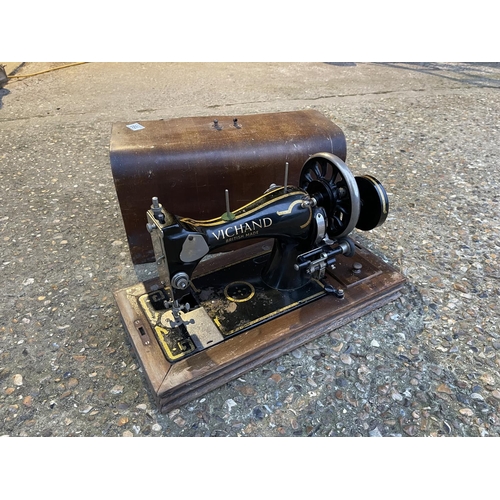 189 - A cased VICHAND sewing machine