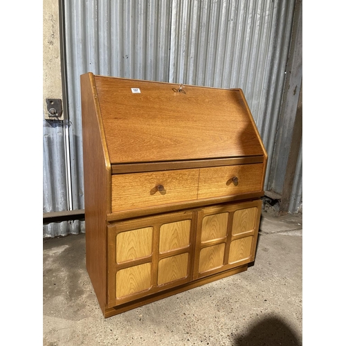 197 - A Nathan teak bureau desk