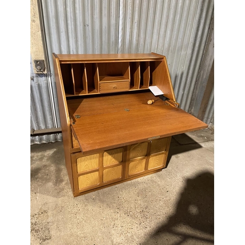 197 - A Nathan teak bureau desk