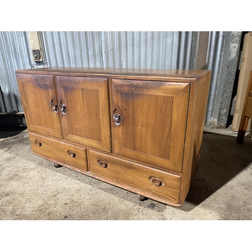 217 - A ercol light elm sideboard for restoration