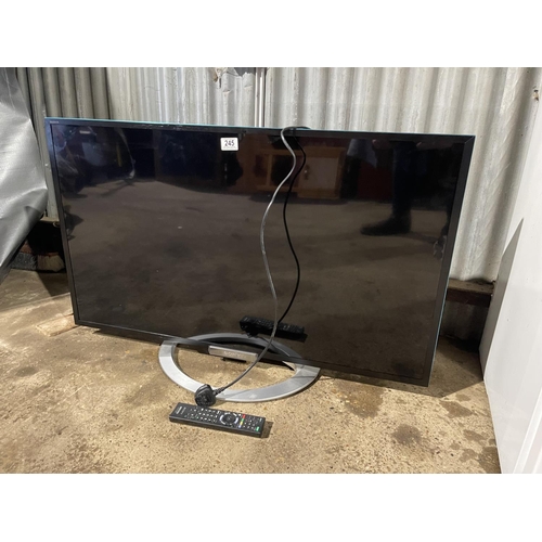 245 - A Sony 42 flat screen tv with remote