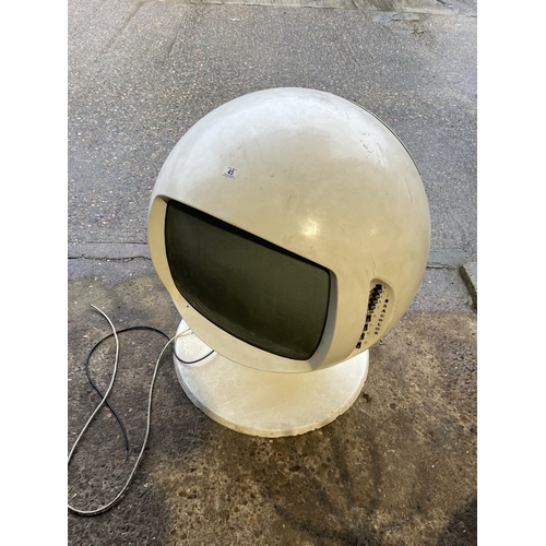 45 - Large original vintage Teracolor space helmet TV