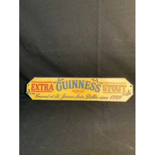 484 - Cast iron Guinness sign, length 56cms