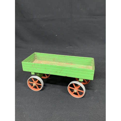 491 - Mamod trailer, length 26cms, height 13cms