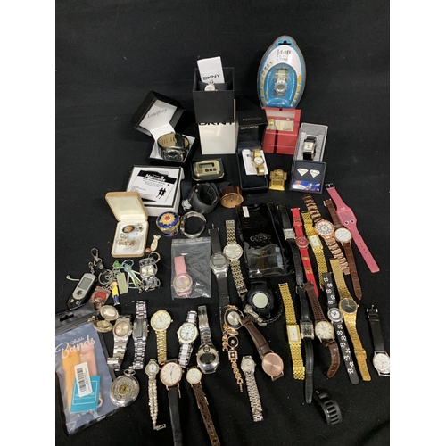 544 - Large collection of assorted watches