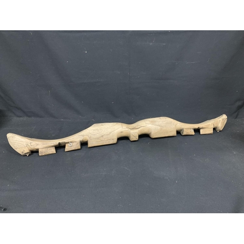 729 - Antique Wooden Yoke length 118 cms