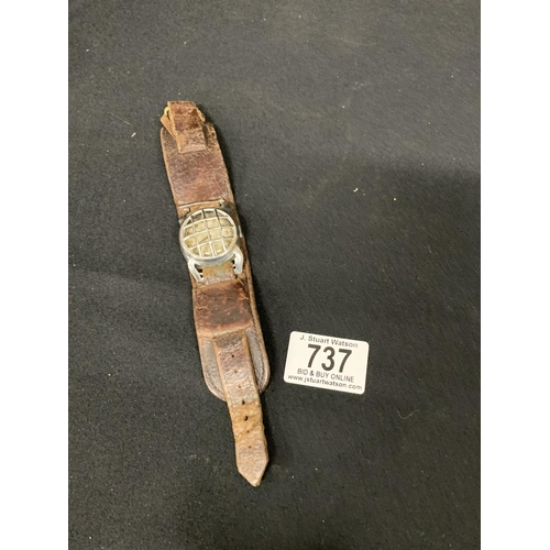 737 - World War 1 Trench Watch (working)