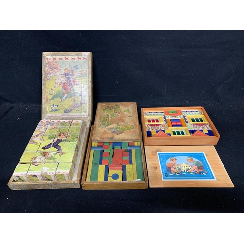 947 - 3 vintage sets of building bricks