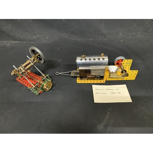 953 - Meccano Steam Stationary Engine and Strip Bending Machine (2)