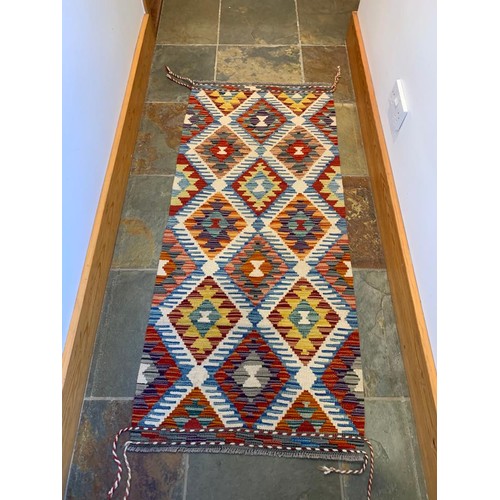 278 - Chobi Kilim Runner 150 x 65 cms