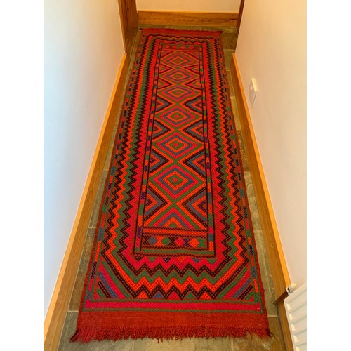 284 - Old Suzni Kilim Runner 289 x 87 cms