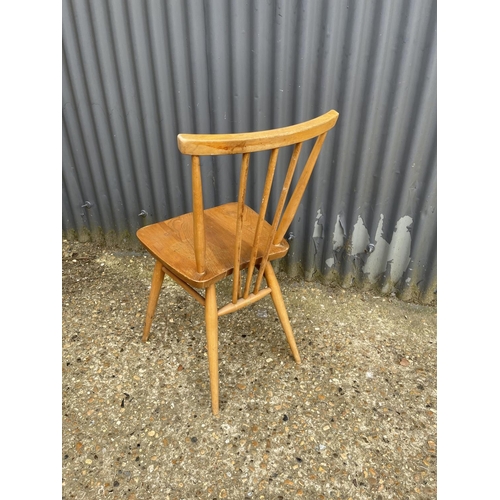 180 - A single ercol stick back kitchen chair