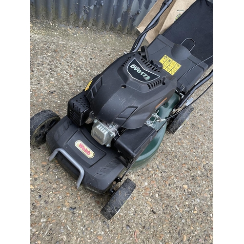 210 - A WEBB DV0173 rotary lawn mower with electric engine start. Good working order with battery, charger... 