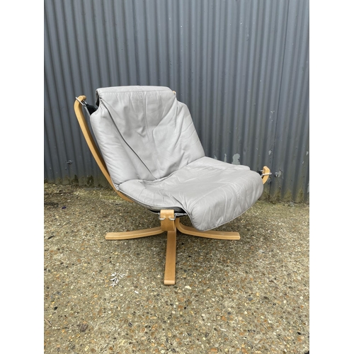 26 - A danish style designer falcon lounge chair  by Sigrid Russell