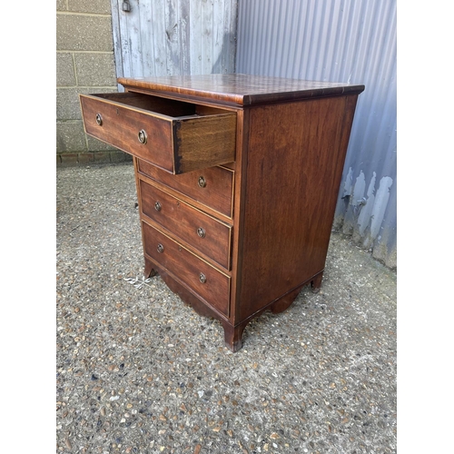 49 - A small Georgian mahogany chest of four drawers 56 x50x75