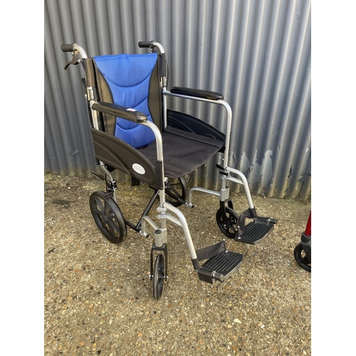 74 - Elite care wheelchair and a drive walker