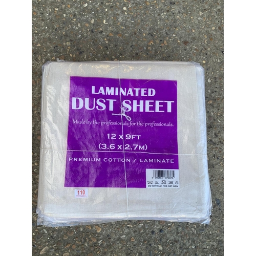 264 - 5 new dust sheets, 12 x 9 feet