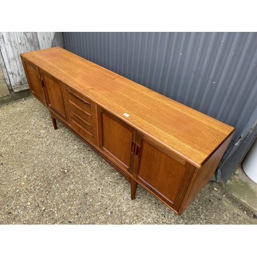 1 - A g plan fresco teak sideboard  214x45x80