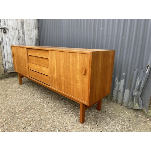 108 - A mid century danish teak sideboard 190cm