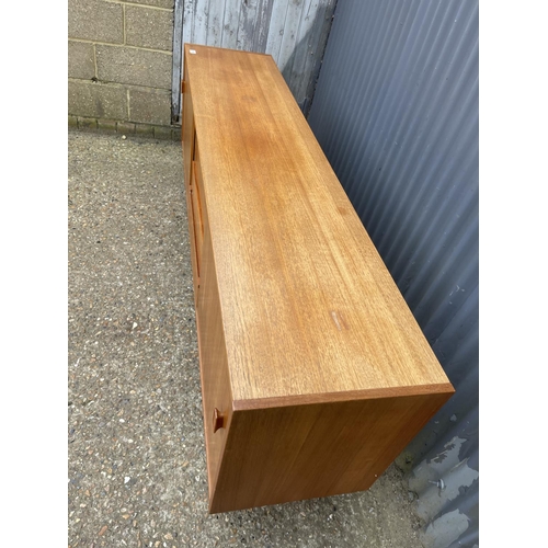 108 - A mid century danish teak sideboard 190cm