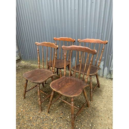 215 - 4 Romanian kitchen chairs