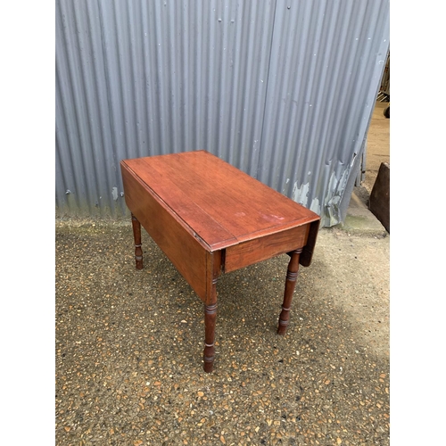 217 - Mahogany Pembroke table, 96 x 49 x 69cms