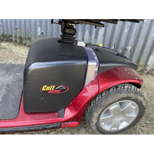 251 - A colt Pride Delux mobility scooter with key and remote - WORKING ORDER