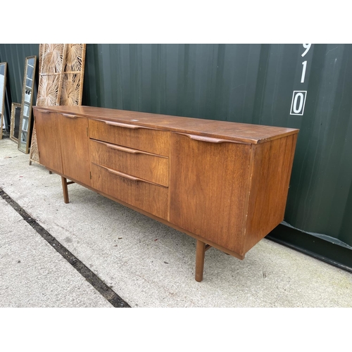 285 - A mid century mcintosh style teak sideboard 181cm wide