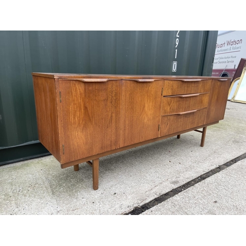 285 - A mid century mcintosh style teak sideboard 181cm wide