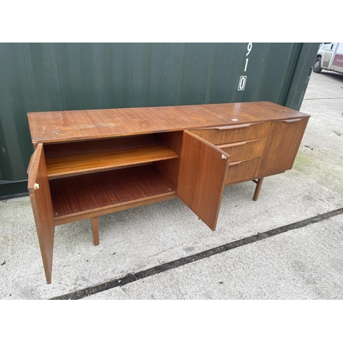 285 - A mid century mcintosh style teak sideboard 181cm wide