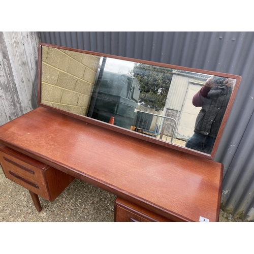 4 - A g plan fresco teak dressing table 146 x46x 72