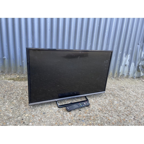 42 - A Panasonic 32 inch flat screen tv with remote