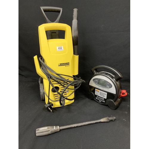 432 - Karcher K2.54 Pressure washer and charger