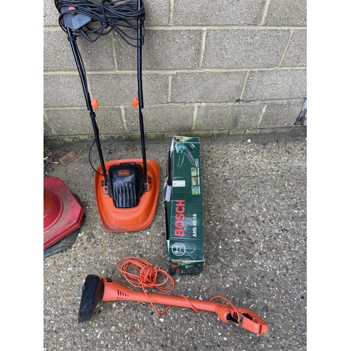 49 - Electric mower, hedge cutter and electric strimmer