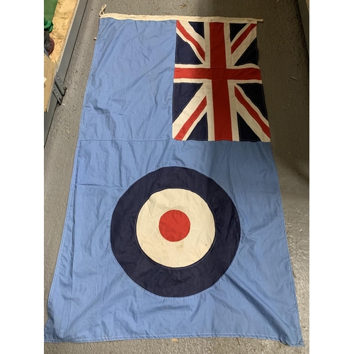 570 - Large RAF WW2 dated flag, 92 x 165 cms