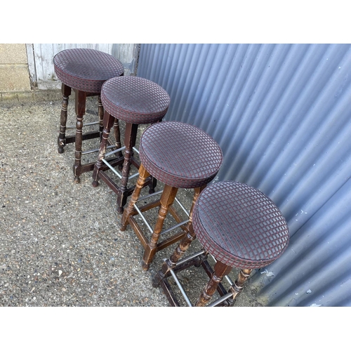 61 - Four pub bar stools