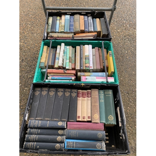 810 - Six crates of books (not including crates)