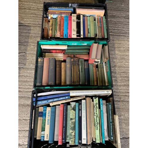 811 - Nine crates of books (not including crates)