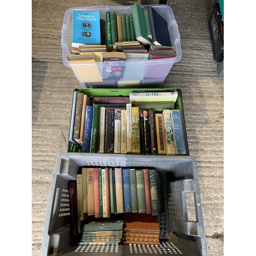 811 - Nine crates of books (not including crates)