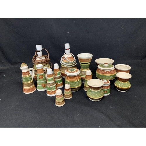 1019 - Collection of Welsh Dragon Pottery