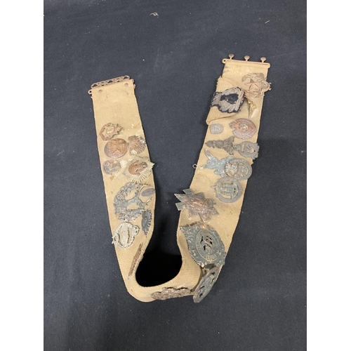 817 - WW1 Trophy Belt on nurses belt