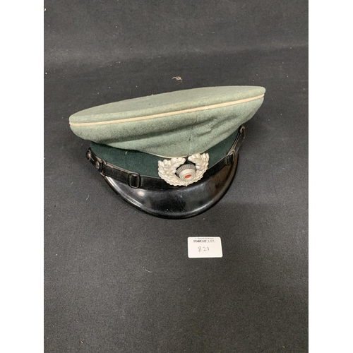 821 - WW2 German Officers Cap