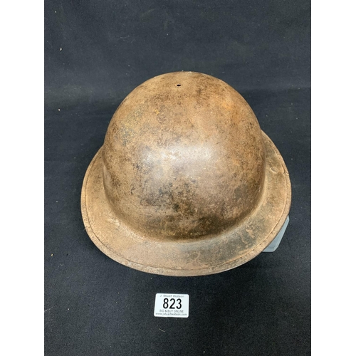 823 - British WW2 Helmet shell